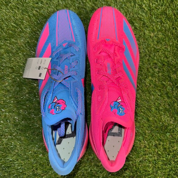 Adidas Adizero Football Electric Snack Attack Mens Size 8.5 IE4406 Pink Blue NEW main image 8